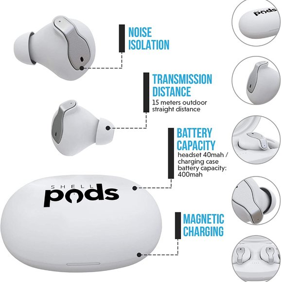 Wireless Earbuds with Wire Charging Case - Picture 3 of 6